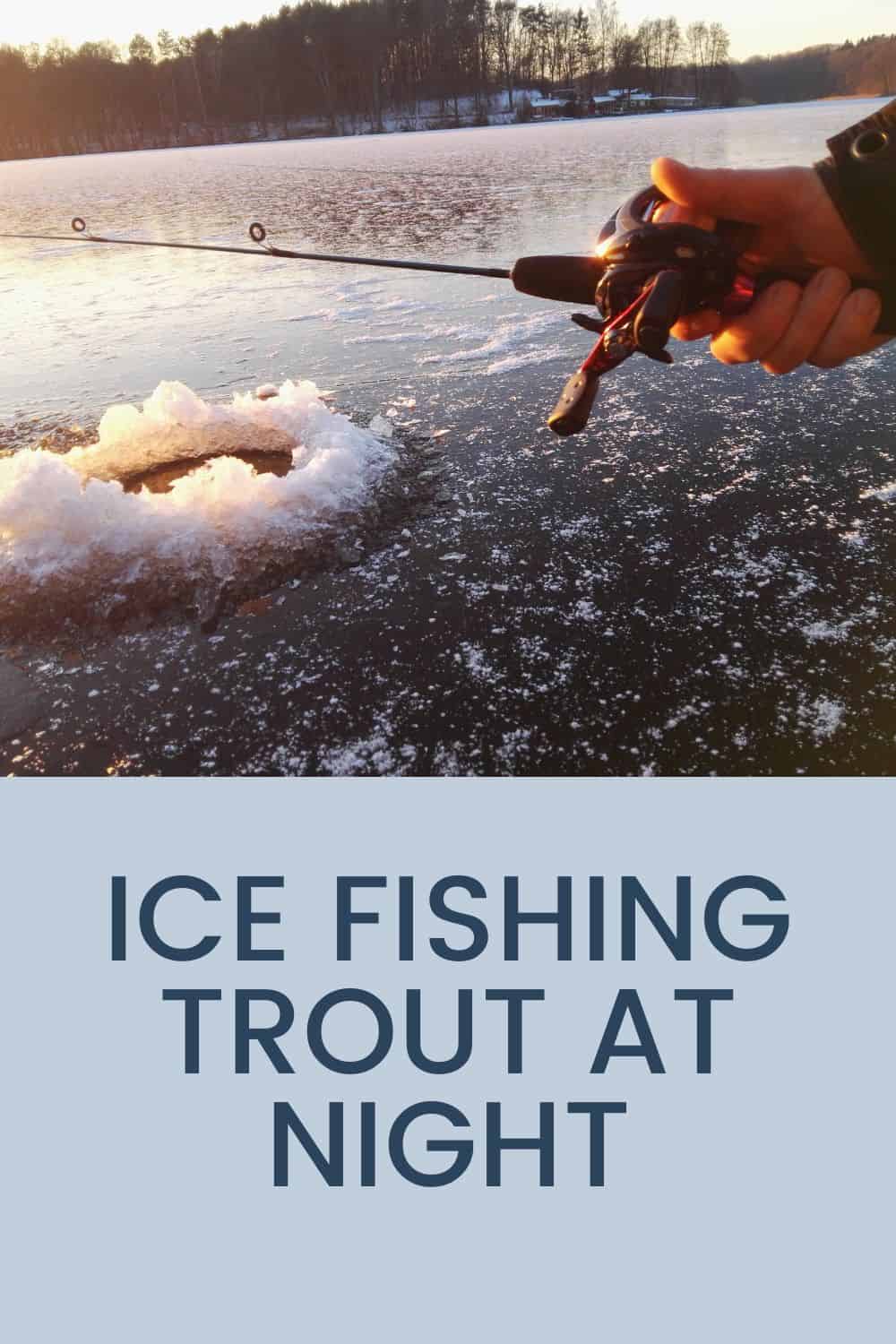 Ice Fishing Trout at Night Tips and Techniques for a Successful Catch